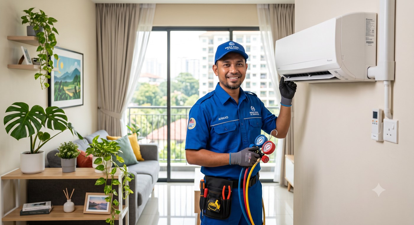 Juruteknik servis aircond